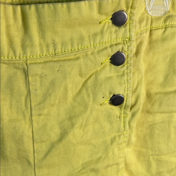 BDG High Waist Yellow Women's Shorts - Picture 3 of 9